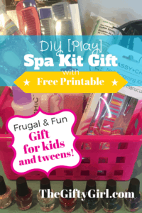 DIY [Play] Spa Kit Gift