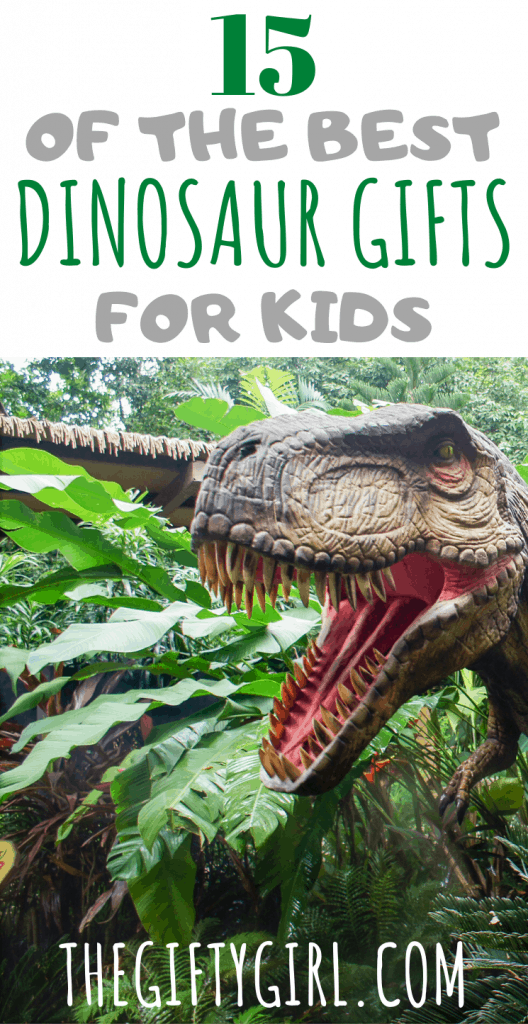 15 Unique Dinosaur Gift Ideas for Kids. A mom of three dino obsessed boys shares their family's favorite dinosaur gift ideas. 