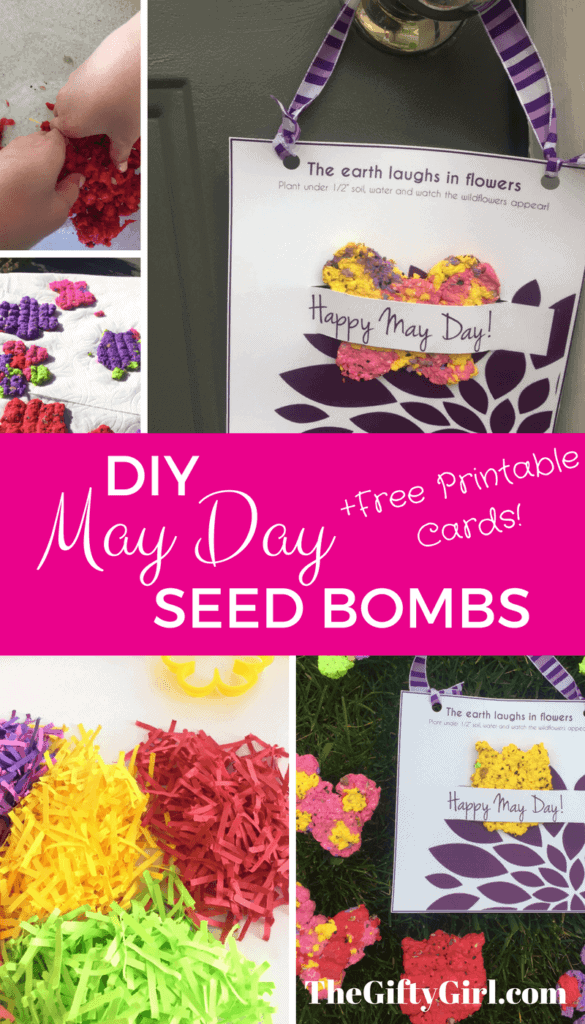 DIY May Day Gift idea: Seed bombs for your kids to make