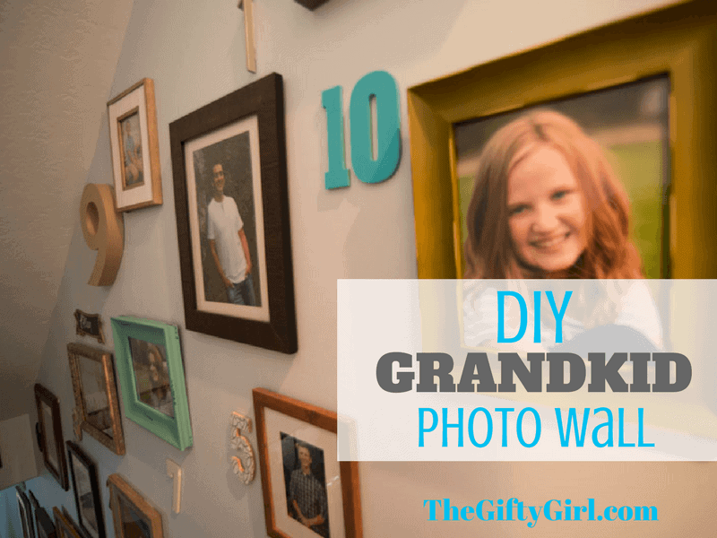 DIY Grandkid Photo Wall