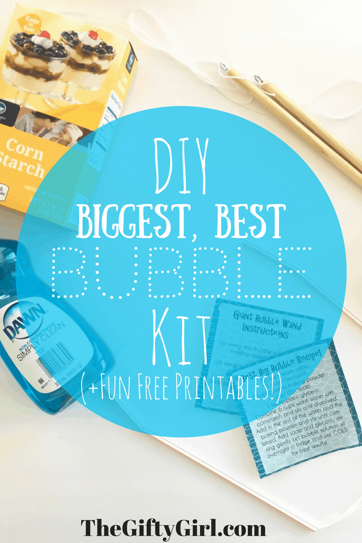 Biggest, Best Bubble Kit! The Gifty Girl