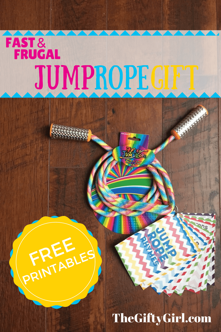 Fast and Frugal Gift idea for kids Jump rope