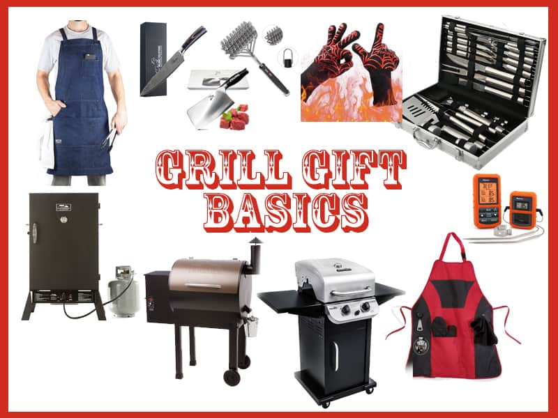 Basic BBQ or grilling gifts ideas for men